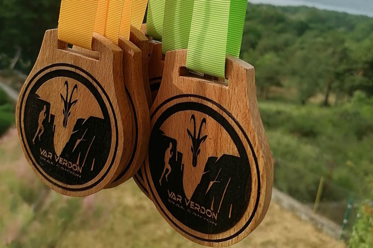 Médailles classement Trail du Verdon 2025